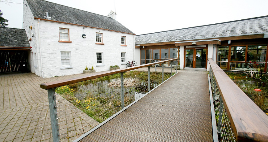 WWT Castle Espie front entrance